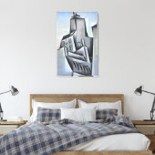 Huizen in Parijs Canvas Afdruk (Insitu (Slaapkamer))