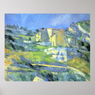 Huizen in Provence Paul Cezanne Poster