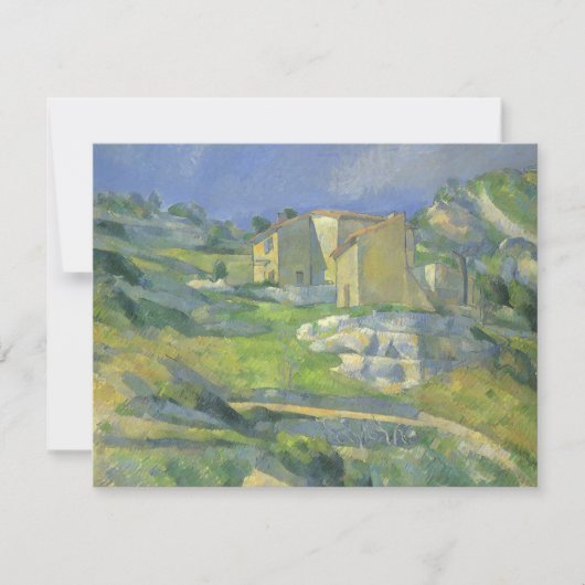 Huizen in Provence van Paul Cezanne,  kunst (Voorkant)
