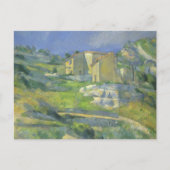 Huizen in Provence van Paul Cezanne,  kunst Briefkaart (Voorkant)