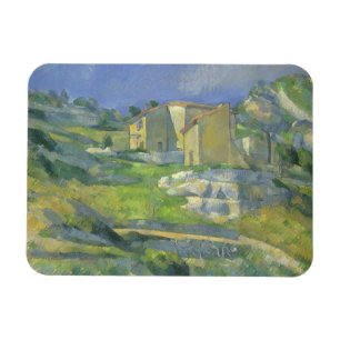 Huizen in Provence van Paul Cezanne,  kunst Magneet
