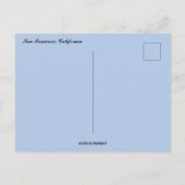 Huizen in San Francisco Californië Briefkaart (Achterkant)