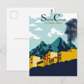 Huizen in Santa Cruz, La Palma, Spanje Briefkaart (Voorkant / Achterkant)