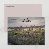 Huizen in Wales Briefkaart (Voorkant / Achterkant)
