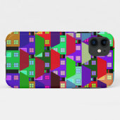 HUIZEN KLEURRIJK THUIS GEMEENSCHAP Case-Mate iPhone CASE (Achterkant (horizontaal))