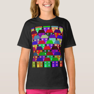 HUIZEN KLEURRIJK THUIS GEMEENSCHAP T-Shirt
