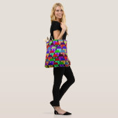 HUizen KLEURRIJK THUIS GEMEENSCHAP  Tote Bag (Op model)