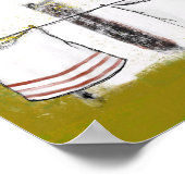  huizen met was poster (Hoek)