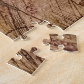 huizen onder regenkraakbeen legpuzzel (Zijkant)