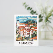 Huizen op Côte Basque, Frankrijk Briefkaart (Staand voorkant)