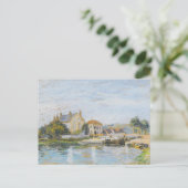 Huizen op de rand Alfred Sisley Briefkaart (Staand voorkant)