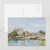 Huizen op de rand Alfred Sisley Briefkaart (Voorkant / Achterkant)