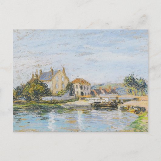 Huizen op de rand Alfred Sisley Briefkaart (Voorkant)