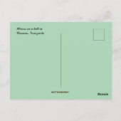 Huizen op een heuvel in Caracas Venezuela Briefkaart (Achterkant)