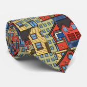 huizen, stropdas (Opgerold)