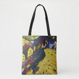 Huizen te Murnau door Wassily Kandinsky Tote Bag