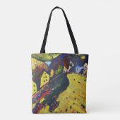 Huizen te Murnau door Wassily Kandinsky Tote Bag (Achterkant)