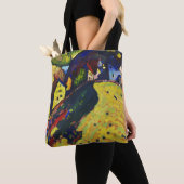 Huizen te Murnau door Wassily Kandinsky Tote Bag (Dichtbij)