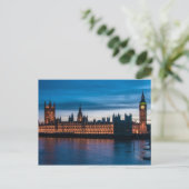 Huizen van het Parlement & Big Ben, Londen, Briefkaart (Staand voorkant)