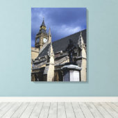 Huizen van het Parlement Londen Canvas Afdruk (Insitu (Houten vloer))