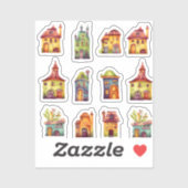 Huizen Whimsical Sticker (Vel)