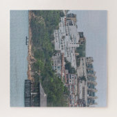 huizen, wolkenkrabbers, hongkong, puzzel, stad; legpuzzel (Horizontaal)