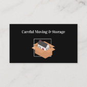 Huizenverhuizers en opslag visitekaartje (Voorkant)
