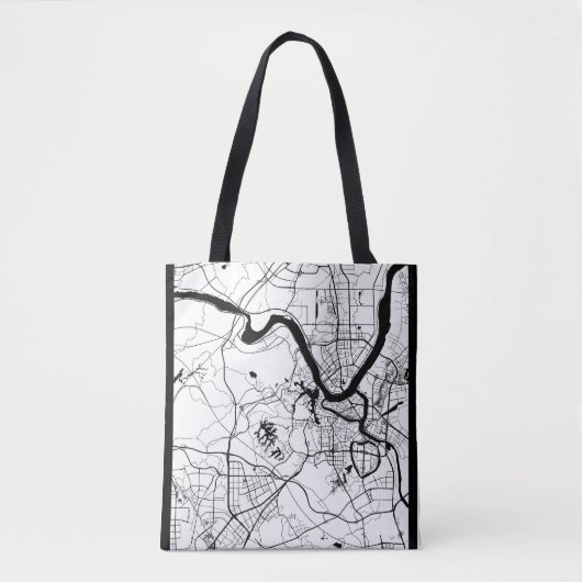 Huizhou China Kaart Tote Bag (Voorkant)