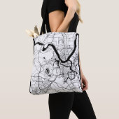 Huizhou China Kaart Tote Bag (Dichtbij)