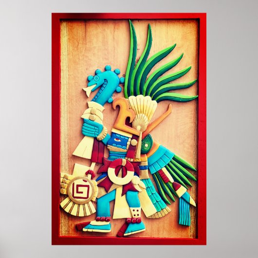 Huiztilopochtli Poster Mexico Culture (Voorkant)