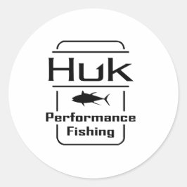 HUK Vist prestaties Ronde Sticker