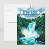 Huka Falls Nieuw-Zeeland Briefkaart (Voorkant / Achterkant)