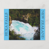 huka herfst blauw briefkaart (Voorkant)