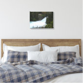 Huka-Herfsten bij het meer van Taupo Nieuw-Zeeland Canvas Afdruk (Insitu (Slaapkamer))