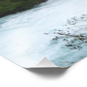 Huka-Herfsten nabij het meer van Taupo, Nieuw-Zeel Foto Afdruk (Hoek)