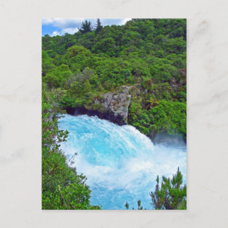 Huka-Herfsten op de Waikato-rivier in Nieuw-Zeelan Briefkaart