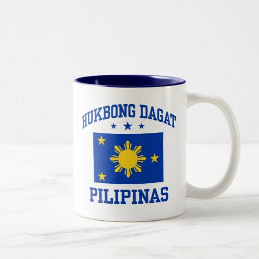 Hukbong Dagat Pilipinas Tweekleurige Koffiemok (Rechts)