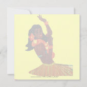 Hula Aloha Luau Vrijgezellenfeest Kaart (Achterkant)