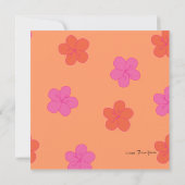 Hula Blooms Kaart (Achterkant)