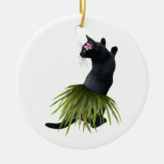 Hula Cat Ornament (Voorkant)