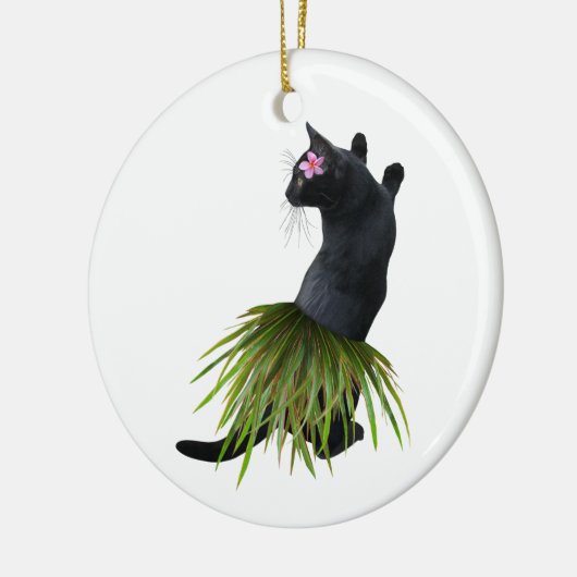 Hula Cat Ornament (Links)