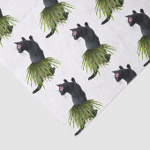 Hula Cat Tissue Paper Tissuepapier (Detail)