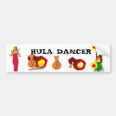 Hula Dance bumper sticker (Voorkant)
