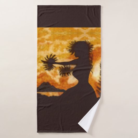 Hula Dancer Badhanddoek (Badhanddoek)
