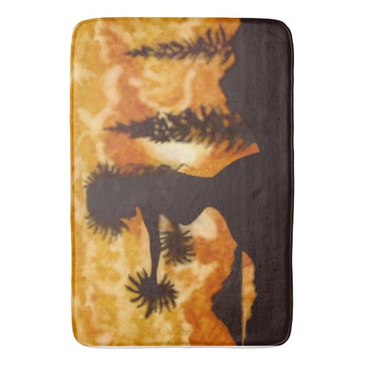 Hula Dancer Badmat (Voorkant Verticaal)