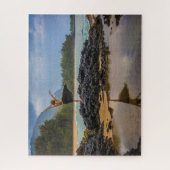 Hula Dancer bij Lumaha'i Beach, Kauai, Hawaii Legpuzzel (Verticaal)