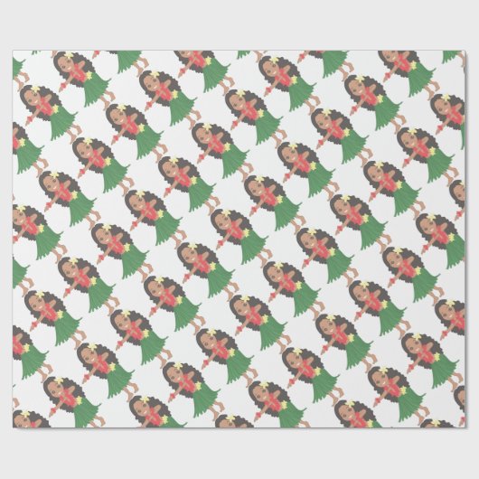 Hula Dancer Cadeaupapier (Vlak)