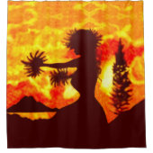 Hula Dancer  Douchegordijn (Voorkant)