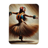 Hula Dancer Hawaii Magneet (Verticaal)