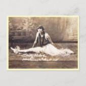 Hula Dancer, Hawaii Vintage Briefkaart (Voorkant)